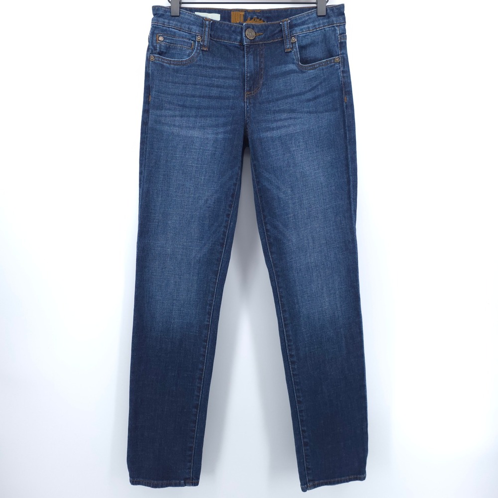 KUT from the Kloth Women Jeans Katy Boyfriend 4 Blue Dark Wash Denim